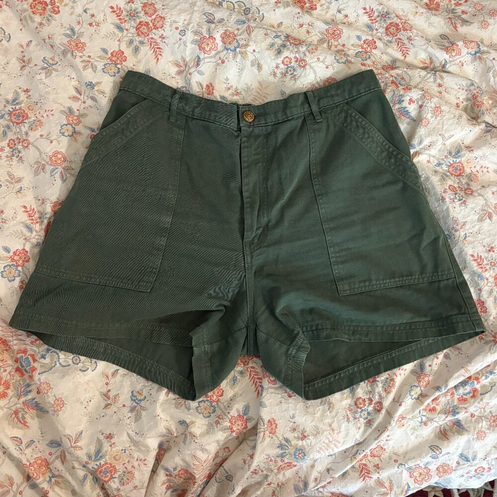 Big Bud Press Classic Work Shorts Dark Emerald XL
